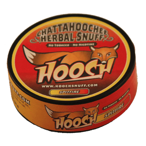 (1) One Chattahoochee Hooch Herbal Snuff Can 1.2oz/34g - SPITFIRE - No Tobacco, No