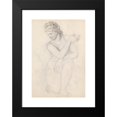 thumbnail image 2 of John Flaxman 18x24 Black Modern Framed Museum Art Print Titled - Crouching Venus, from the Cabinet of the Masks, Vatican Museum, Rome (1787), 2 of 5