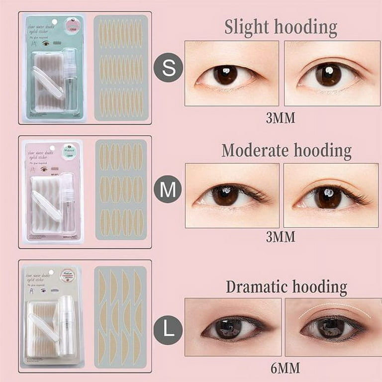 Both Sides Sticky Ultra Invisible Fiber Double Side Eyelid Tapes