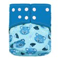 thumbnail image 1 of Pañales de Bebé Reutilizables Sunnimix Transpirable Azul Talla Única, 1 of 7
