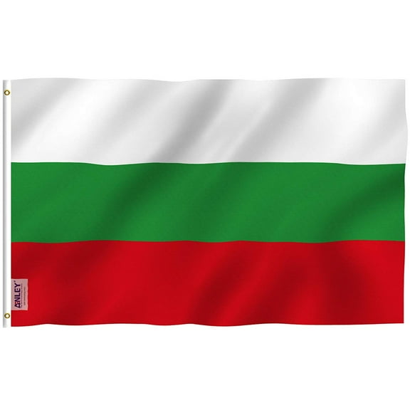 ANLEY Fly Breeze 3x5 Feet Bulgaria Flag - Vivid Color and UV Fade Resistant - Canvas Header and Double Stitched - Republic of Bulgaria Flags Polyester with Brass Grommets 3 X 5 Ft