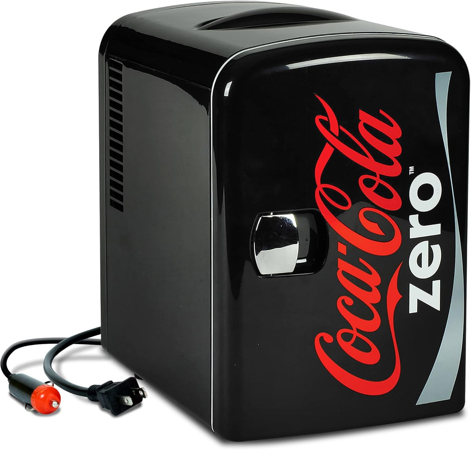 Zero  Fridge - Portable Beverage Cooler for Home, Office, Car, 12V 110V, 6 Can