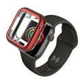thumbnail image 3 of Simyoung Apple Watch Case Series 5 Series 4 44mm with Buit in TPU Clear Screen Protector - All Around Protective Case Ultra Thin Cover - Red, 3 of 3