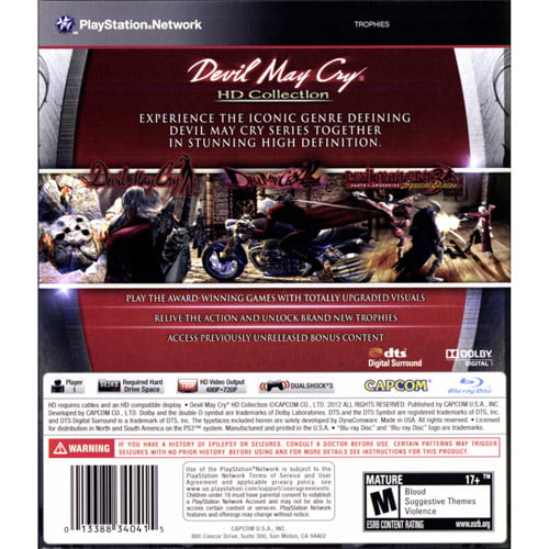 Devil May Cry Collection Ps3 Pre Owned Walmart Com Walmart Com