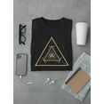 thumbnail image 3 of Golden Mystical Geometric Art T-Shirt Men -Image by Shutterstock, Male Medium, 3 of 4