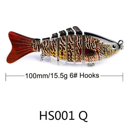 Up to 60% off tumgatte Micro-Jointed Swimbait 10cm Road Sub Bait Plastic Hard Bait 15.5g Multi Knot Fish Simulation Bait Pseudo Bait