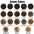 thumbnail image 6 of MORICA 1PCS Messy Bun Hair Piece Scrunchies Synthetic Chignon for Women Updo Natural Black Elastic Band, 6 of 7