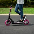 Jetson Helix 8 and older Lightup Folding Kids Kick Scooter, Pink