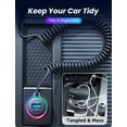 thumbnail image 5 of Cargador de coche USB C, cargador de coche súper rápido de 55 W, 3 puertos PD y QC3.0 con cable tipo C en espiral súper rápido de 5 pies y 30 W, cargador de coche para Samsung Galaxy S22/21/iPhone/Go, 5 of 5