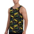 thumbnail image 2 of Easygdp Monster Truck1 Men's Tank Top, Sleeveless Muscle T Shirts, Breathable, Quick-Dry, Loose for Gym, Running, Fitness -, 2 of 9
