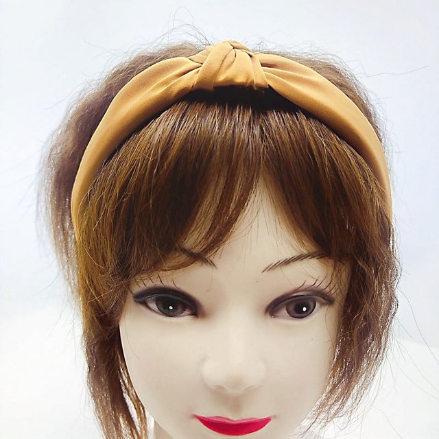Diadema creativa de borde ancho a presión para el cabello, paquete de cabello pequeño y fresco, diadema de tela de moda, fácil de usar, buen material