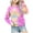 Pink, variant on FAOWME Girls Fall Tie Dye Printed Round Neck Long Sleeved Casual Sweatshirt Pink 3-4 Years