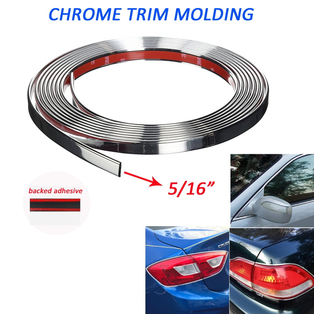 Aluminum Car Interior Trim Strip Automobile Car Motor Interior Exterior Decoration Moulding Trim Strip Line Sticker Car Interior Decor Strip Red Interior Grill Chrome Moulding Strip 