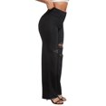 thumbnail image 5 of SLADYGLO Women Chic Distressed Straight-Leg Denim Jeans for Trendsetting Style, 5 of 7