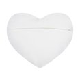 thumbnail image 6 of JWH 3D Rose Flower Valentine Day Gift Throw Pillows Heart Shape for Decor and Gift 13 x 16inch White, 6 of 9