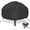 Round 22"Dia x 15"H, variant on 44 Inch Round Fire Pit Cover for 41-44 Inch Firepits Waterproof Windproof Dustproof UV Resistant Heavy Duty Black Outdoor Patio Firepit Table Cover