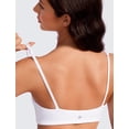 thumbnail image 4 of Sostén CRZ YOGA Butterluxe Cuello Cuadrado Tirantes Finos Blanco XL, 4 of 5