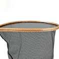 thumbnail image 6 of Wooden Fly Fishing Landing Net with Rubber Ghost Mesh - Easy Release Trout Net, Catch & Release Friendly Fishing Net with Lightweight Wood Handle, Rubber-Coated Mesh for Minnow & Bass, 6 of 6