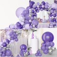 thumbnail image 4 of Kit de arco y guirnalda de globos A Archloon lavanda de 156 piezas, 4 of 5