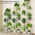 thumbnail image 4 of 5-Tier Display Shelf Flower Pots Rack Plant Stand Potting Ladder Planter Stand Heavy Duty Storage Shelving Rack for Potted Plants, 4 of 5