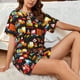 thumbnail image 4 of Balery Construction Truck Conjunto de Pijama para Mujer con Estampado, Dos Piezas de Manga Corta y Shorts, Ropa de Dormir Suave con Cuello Redondo y Bolsillos-XX-Large, 4 of 6