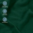 thumbnail image 5 of Bare Home Cozy Fleece Sheet Set - Extra Plush Polar Fleece - Deep Pocket - King, Forest Green, 5 of 10