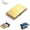 Gold, variant on Stainless Steel RFID-Blocking Card Holder Metal Credit Wallet 10/6 Slot, 2027 Capacity Slim Design Organizer Hard Shell Accordion Case Protector for Women Men Business Debit ID Compact Travel