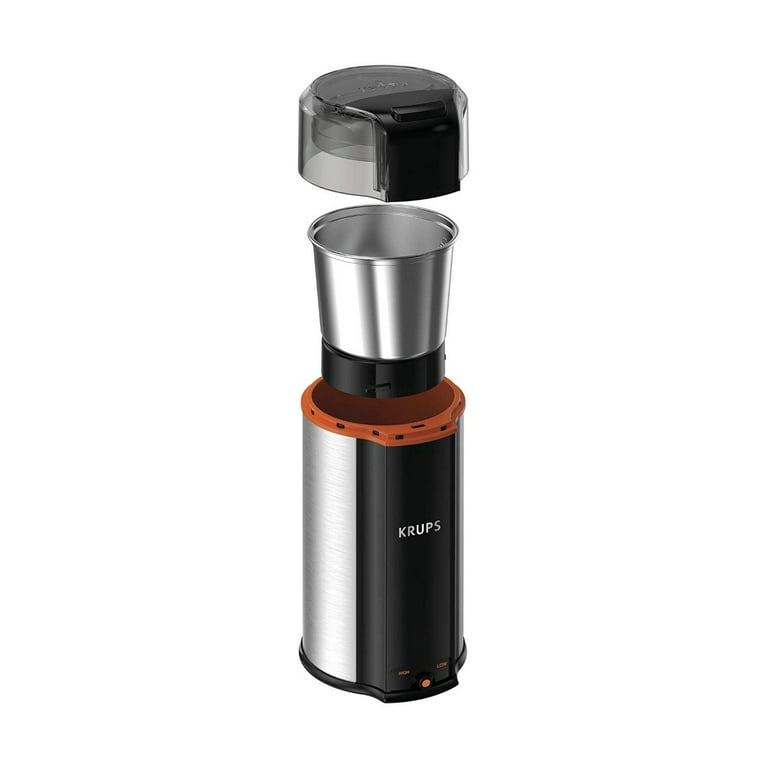 KRUPS GX4100 Gray Electric Spice Herbs and Coffee Grinder with