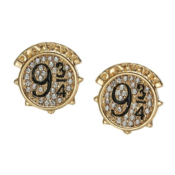 Harry Potter Platform 9 3/4 Rhinestone Metal Stud Earrings