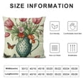 thumbnail image 5 of YINGXI Hello Spring Flower Throw Pillow Covers, Cushion Case Decoration for Sofa Couch 24x24in, 5 of 5