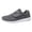 Grey, variant on Men's Casual Sneakers Comfort Walking Shoes Breathable Mesh Athlet𝗂c Shoes Fashion Non-S𝗅ip Sport Shoes Wide Width Casual Workout Shoes with H𝗈𝗈k and L𝗈𝗈p