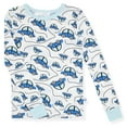 thumbnail image 4 of Sleep On It Boys Bamboo Viscoce 2-Piece Snug Fit Pajama Set (2-Pack) - Cars, Size 3T, 4 of 9