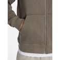 thumbnail image 5 of Athletic Works Men's and Big Men's Fleece Zip Hoodie Sweatshirt, Size S-5XLT, 5 of 6