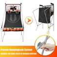 Foldable Arcade Basketball Game Indoor, Double Shot Basketball Hoop