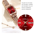 thumbnail image 5 of CRRJU Women Watches Steel Dress Bracelet Wristwatches Ladies Square Waterproof Female Watch, 5 of 5