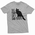 thumbnail image 6 of Funny Cat Lover T-shirt tell your car I said pspsps cat person pet animal birthday gift shirt (X-Large Navy Blue), 6 of 7