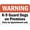 Warning Sign 1, variant on Keep Clear Fire Fighting Vehicles Only Sign - 8"x12" Rust-Free Aluminum Metal Sign, Easy to Read Sturdy, Outdoor Use for Home Farm Yard