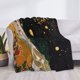 thumbnail image 3 of Fotbe Abstract Gold Floral Galaxy Manta de Franela con Estampado, Manta Ultrasuave para Cama, Sofá, Auto, Hipoalergénica y Antibolitas-60"x50", 3 of 6