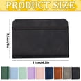thumbnail image 4 of 2 Pcs Mini Leather Pocket Notebook Small Hardcover Notebook Hardcover Mini Notepad Tiny Lined Journal Small Pocket Notebook Mini Journal Notepad for Office Home Writing Supply, 3"x4.3"， Black, 4 of 6