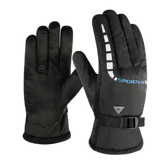 XZNGL Winter Outdoor Wind Proof Glove Ski Riding Warm Mountain Climbing Outdoor Mitten