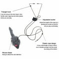 thumbnail image 5 of 63 Inch Self-Play Hanging Door Retractable Scratching Rope with Mouse Toy - Interactive Cat Entertainment - Energy Consumption and Furniture Protection, 5 of 9