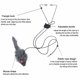 thumbnail image 4 of Ganfancp Toy Self-Hey Puerta Colgante Retráctil Scratching Rope Pequeño Ratón Funny Stick Pet Cat Supplies Funny Stick Artículos En Liquidación Cat Toys Cuerda para Arañar Gatos X1, 4 of 7