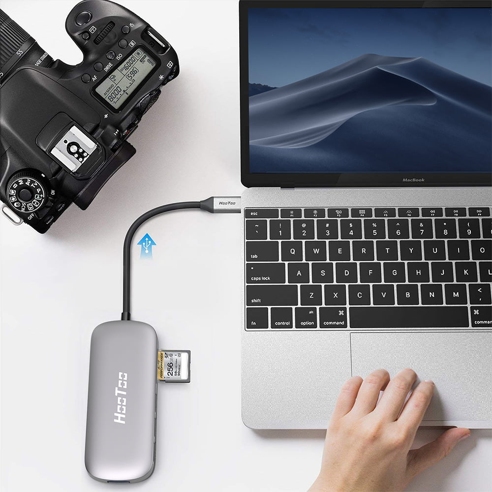 HooToo USB C Hub, 6 1 USB C Type-C Hub 4K USB C to HDMI, 100W PD Charging Port, for MacBook/iPad XPS and - Walmart.com