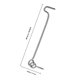 thumbnail image 2 of OFFIGAM 20Jgo Cerradura De Gancho De Metal Para Puertas Y Interior En Inoxidable Plata, 2 of 8