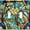 #2. Double Toggle, variant on Metal Light Switch Wall Plate Outlet Cover (Printed Image of Stained Glass Flowers - Single Duplex)