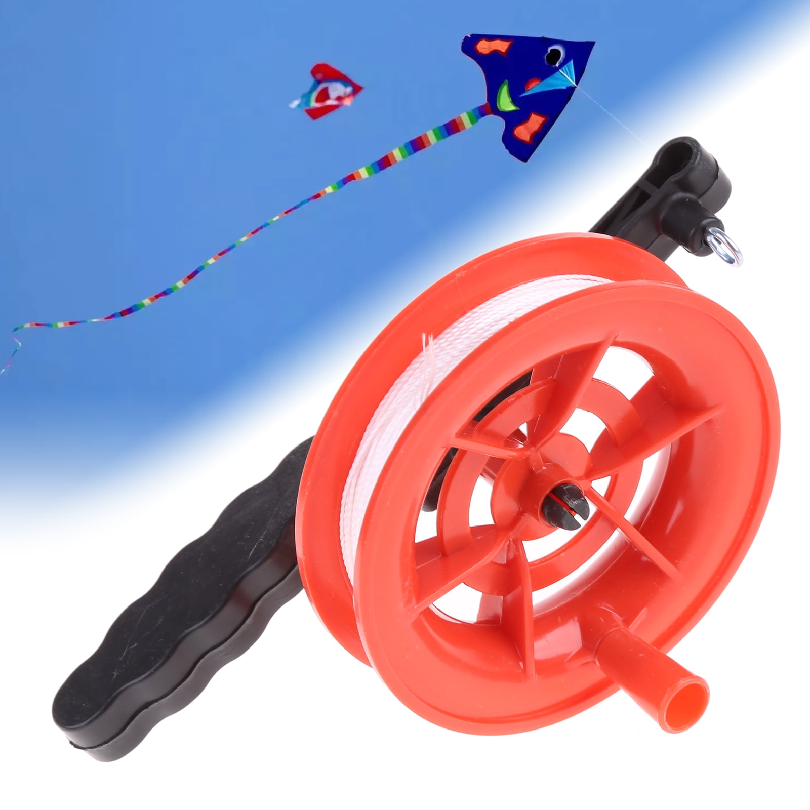 60M Reel Handle Line String Winder Outdoor Ball Bearing Wheel Kite Winder Tool 