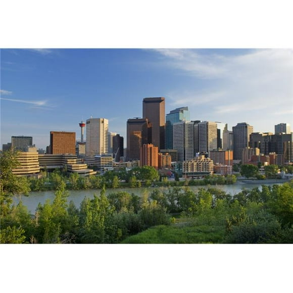 Calgary Alberta Canada Poster Print, Large - 34 x 22