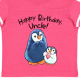thumbnail image 4 of Inktastic Happy Birthday, Uncle- Cute Penguins Boys or Girls Toddler T-Shirt, 4 of 5