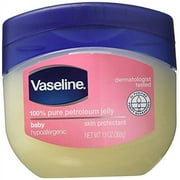 Vaseline 100% Pure Petroleum Jelly, Baby 13 oz (Pack of 4)