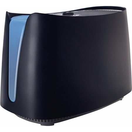 Cool Moisture Humidifier For Bedroom Medium Rooms 1.1 Gallon Invisible Moisture Humidifier for Baby Kids Quiet Easy to Clean UV Technology Black